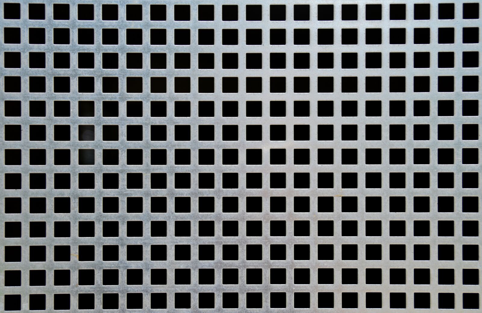 Nikon D3200 sample photo. Zinc sheet, steel grid photography