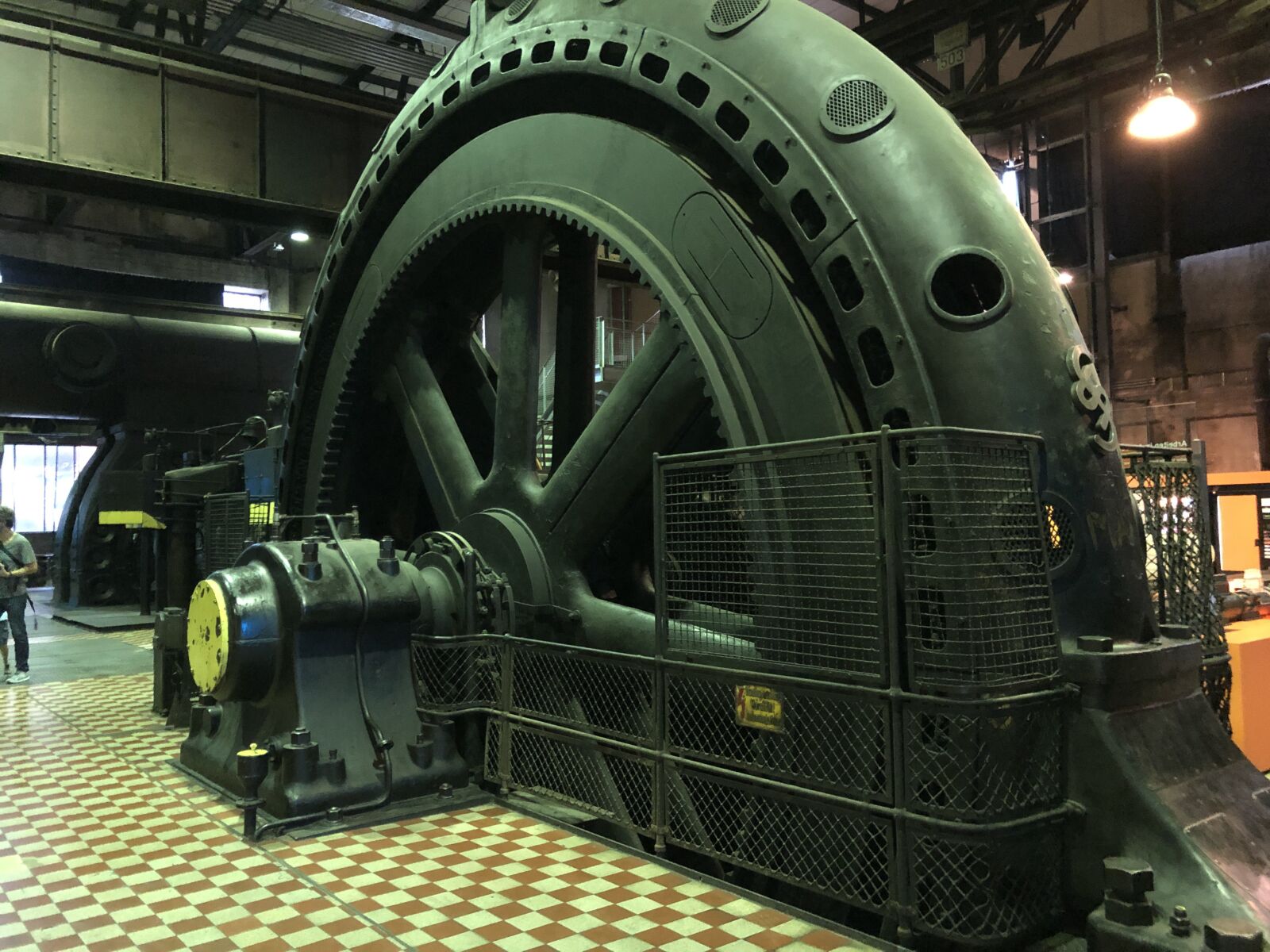 iPhone 8 Plus back dual camera 3.99mm f/1.8 sample photo. Engine, steel, steampunk photography