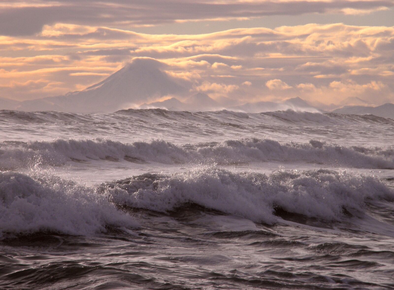 Olympus SP550UZ sample photo. Ocean, volcano, mountains photography