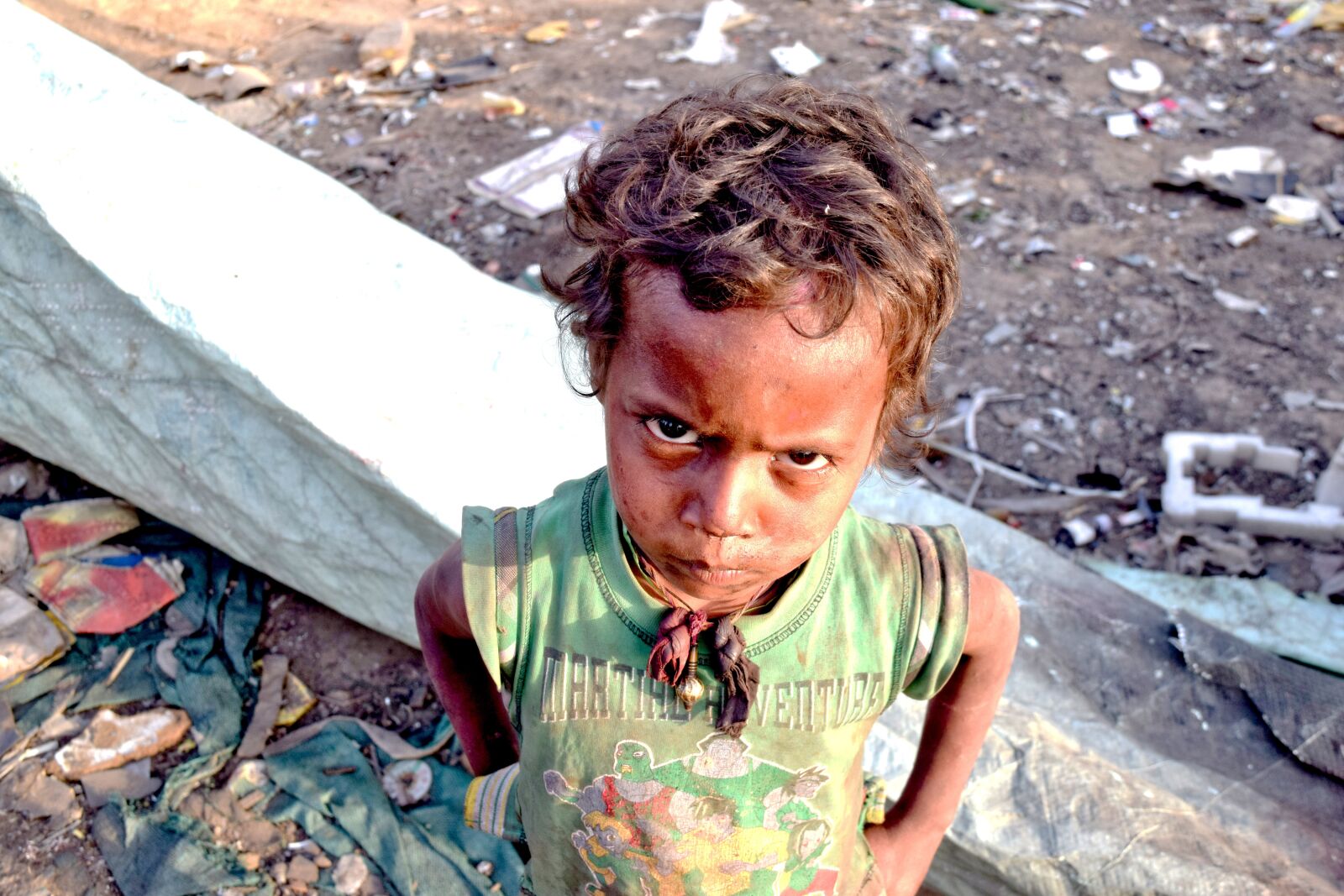 Nikon D3300 sample photo. Child, poor, slums photography
