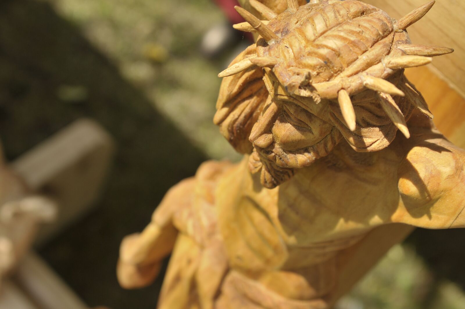 Nikon D300 sample photo. Figure, jesus, wood photography