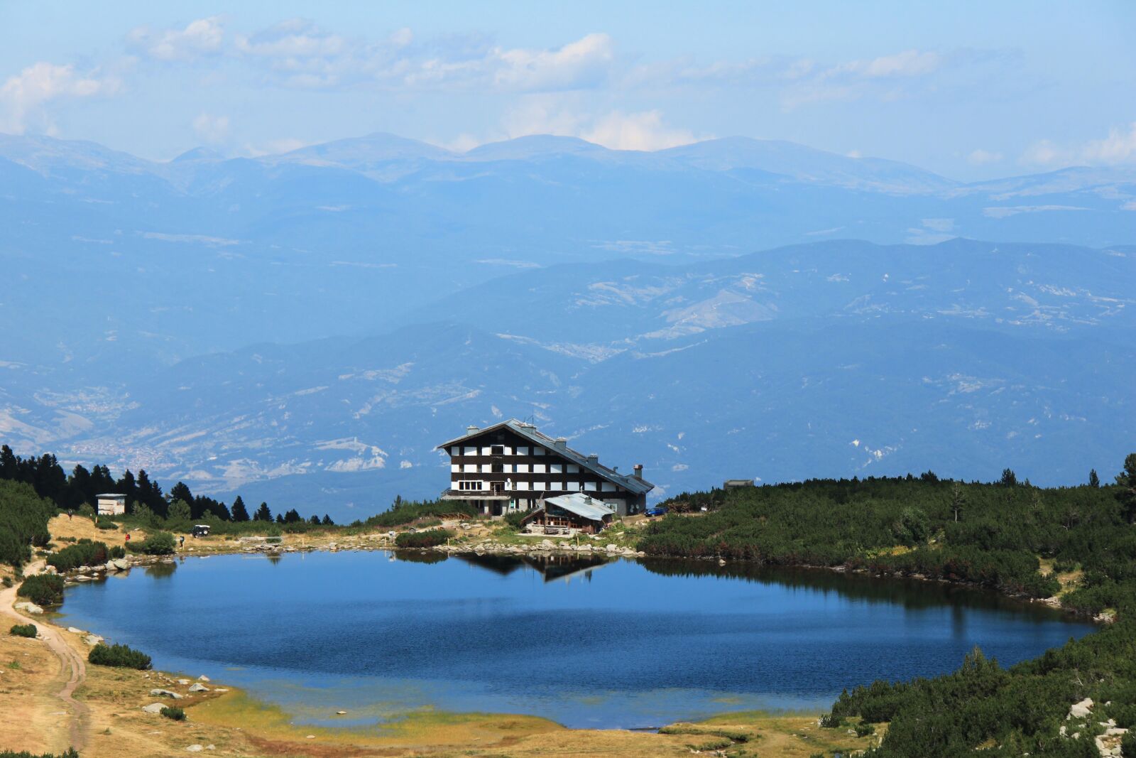 Canon EOS 500D (EOS Rebel T1i / EOS Kiss X3) sample photo. Lake, mountains, landscape photography