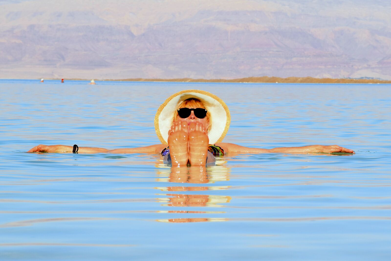 Nikon D5600 sample photo. Dead sea, israel, health photography