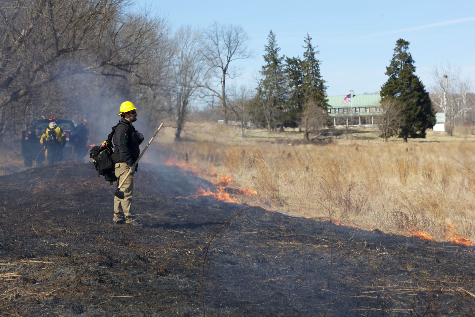 Canon EOS 5D Mark II sample photo. Fire, crew, firefighter, crew photography