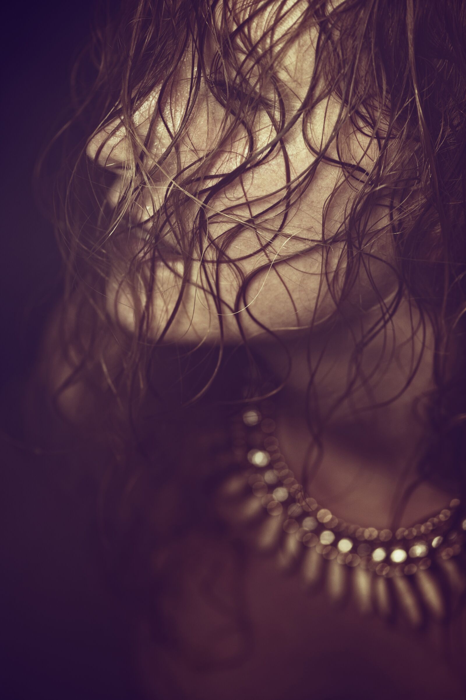 Nikon D3 sample photo. Wetlook, closeup, portrait photography