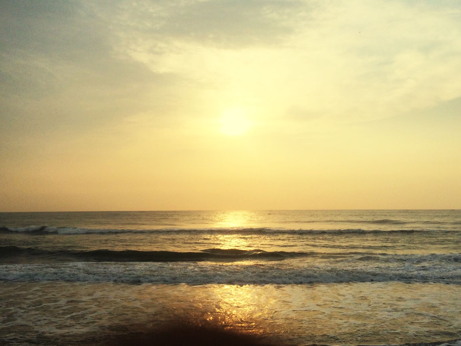 iPhone 5s back camera 4.15mm f/2.2 sample photo. Sea at evening, photography photography