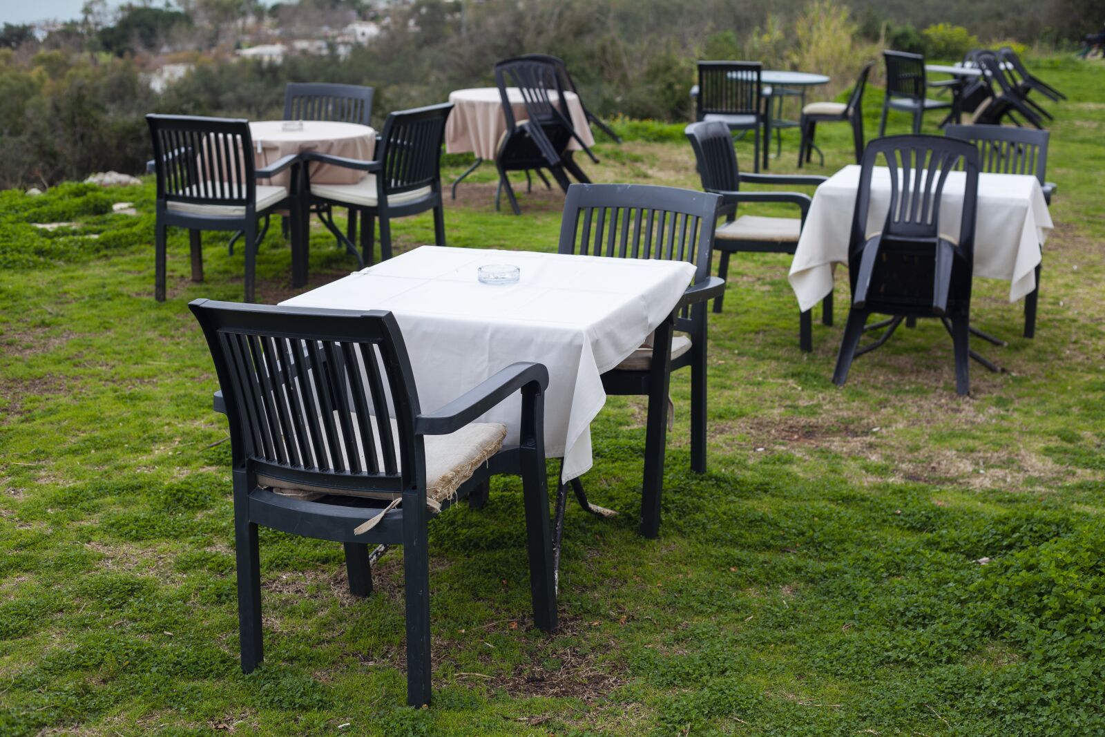 Canon EF 50mm F1.8 II sample photo. Table, cafe, restaurant photography