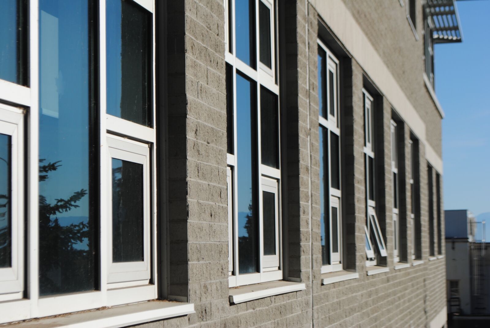 Nikon D3000 sample photo. Windows, building, architecture photography