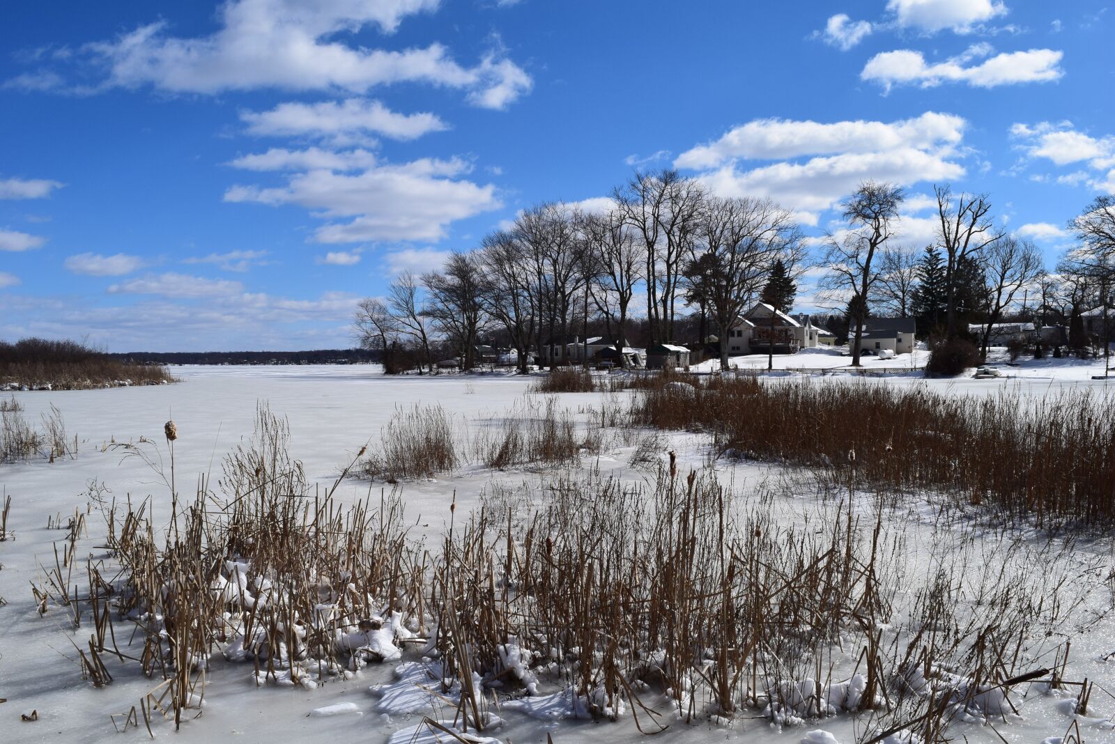 Nikon D3300 sample photo. Lake, snow, winter photography