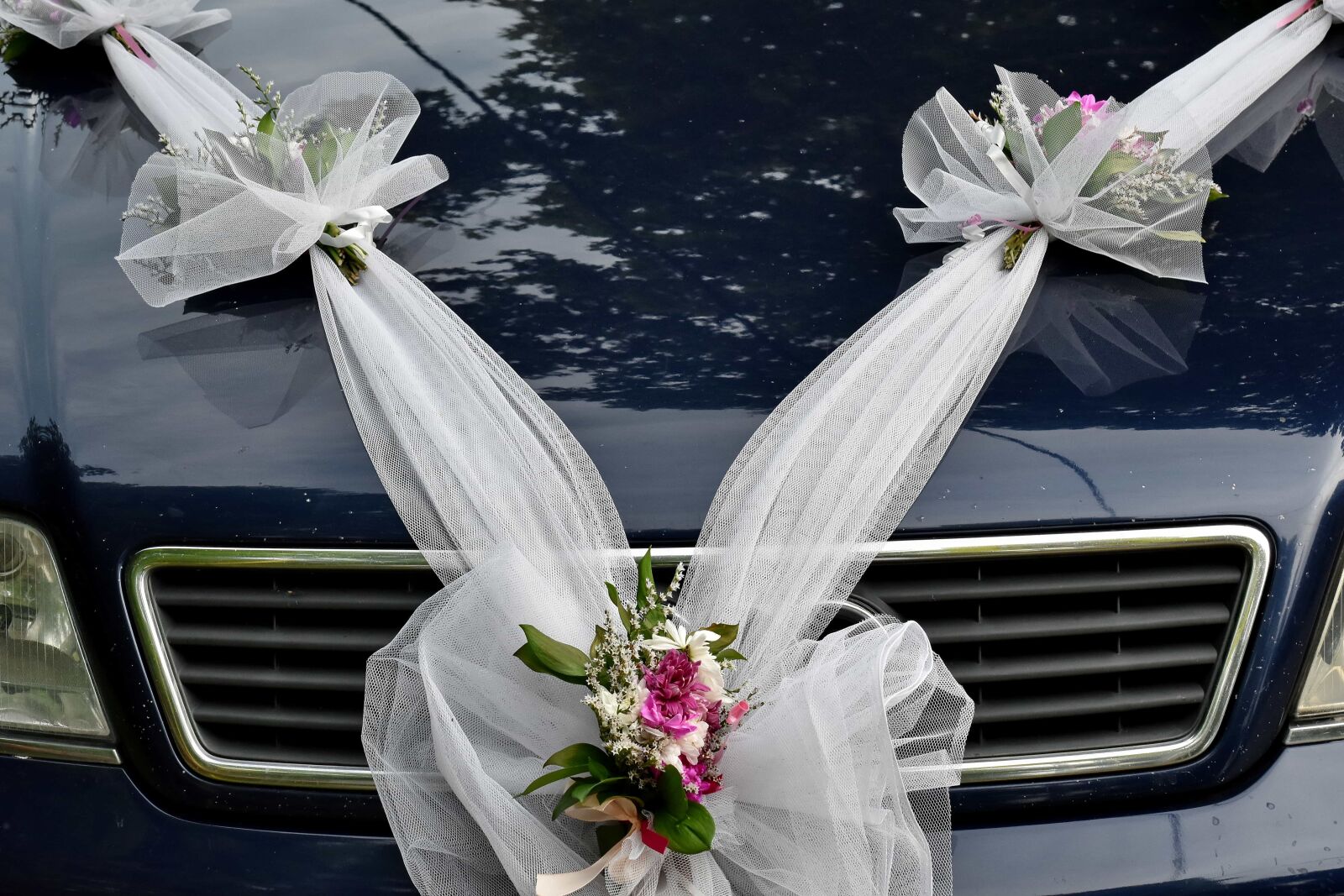 Nikon D5500 sample photo. Car, ceremony, decoration, wedding photography