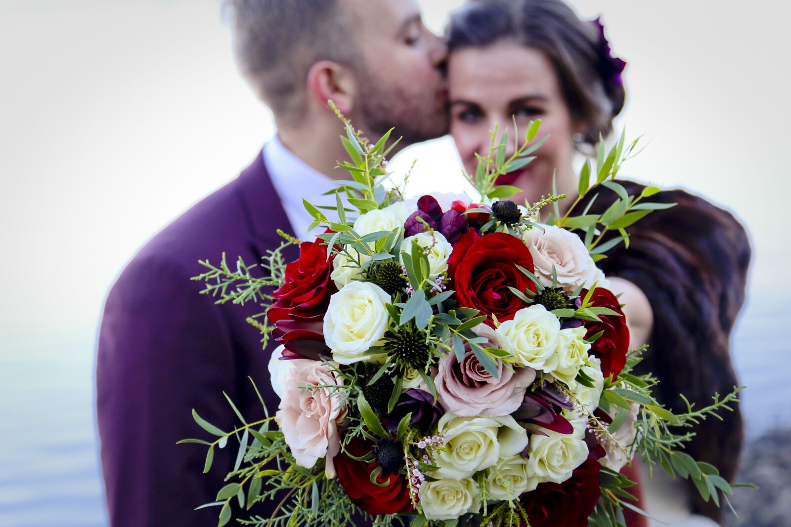 Canon EOS 6D sample photo. Kiss, bride, groom photography
