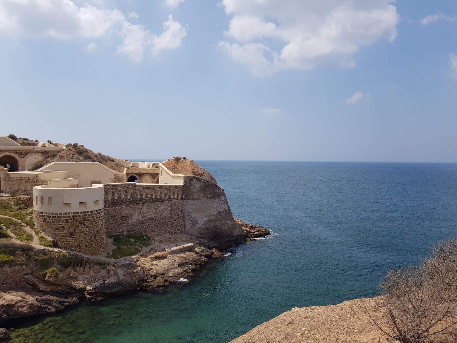 Samsung Galaxy S8+ sample photo. Spain, coast, cartagena photography