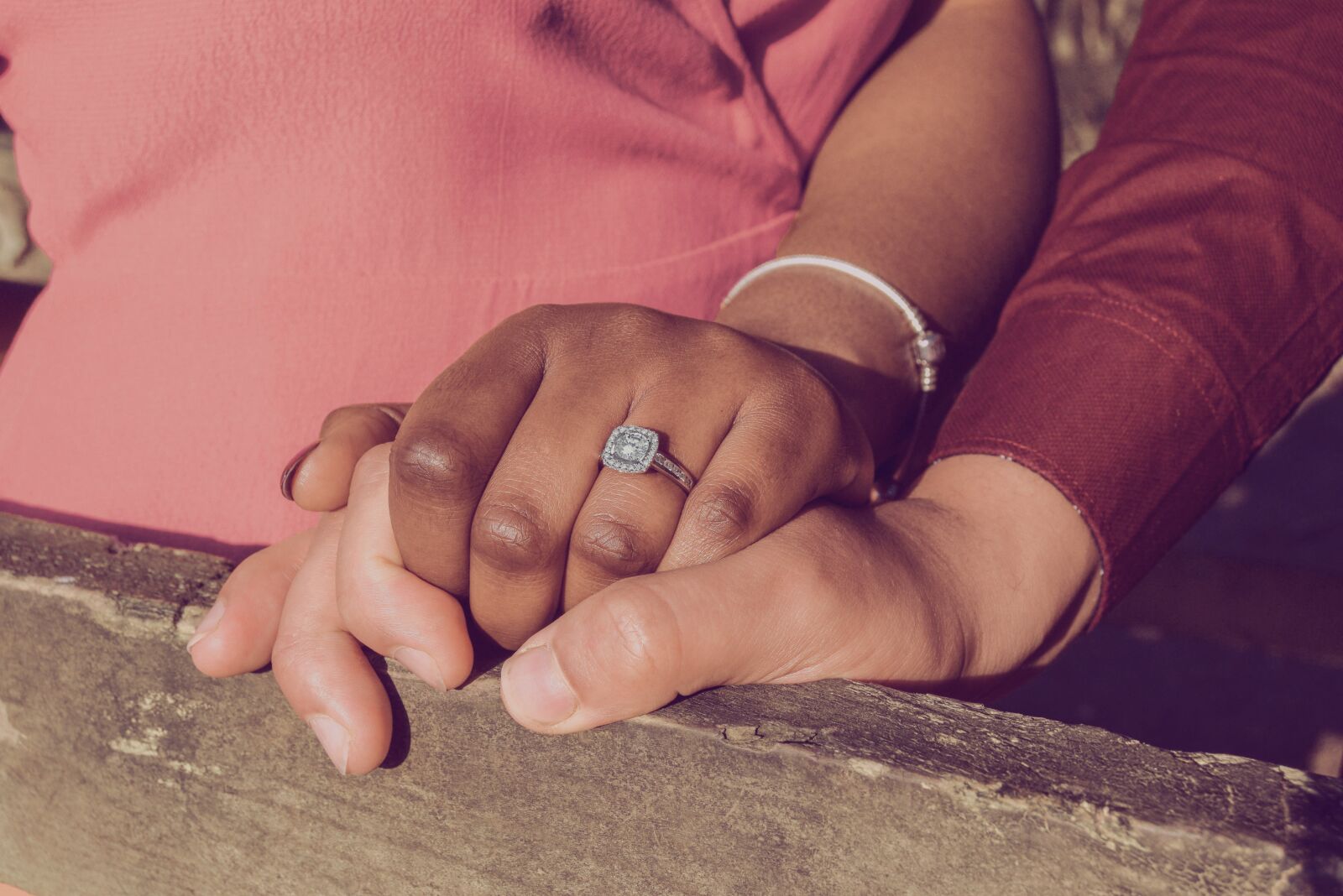 Nikon D3300 sample photo. Engaged, engagement, love photography