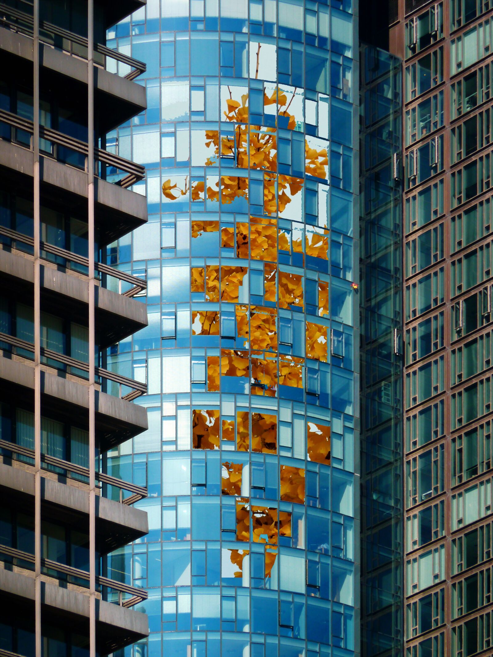 Panasonic DMC-TZ7 sample photo. Bank, bank building, skyscraper photography