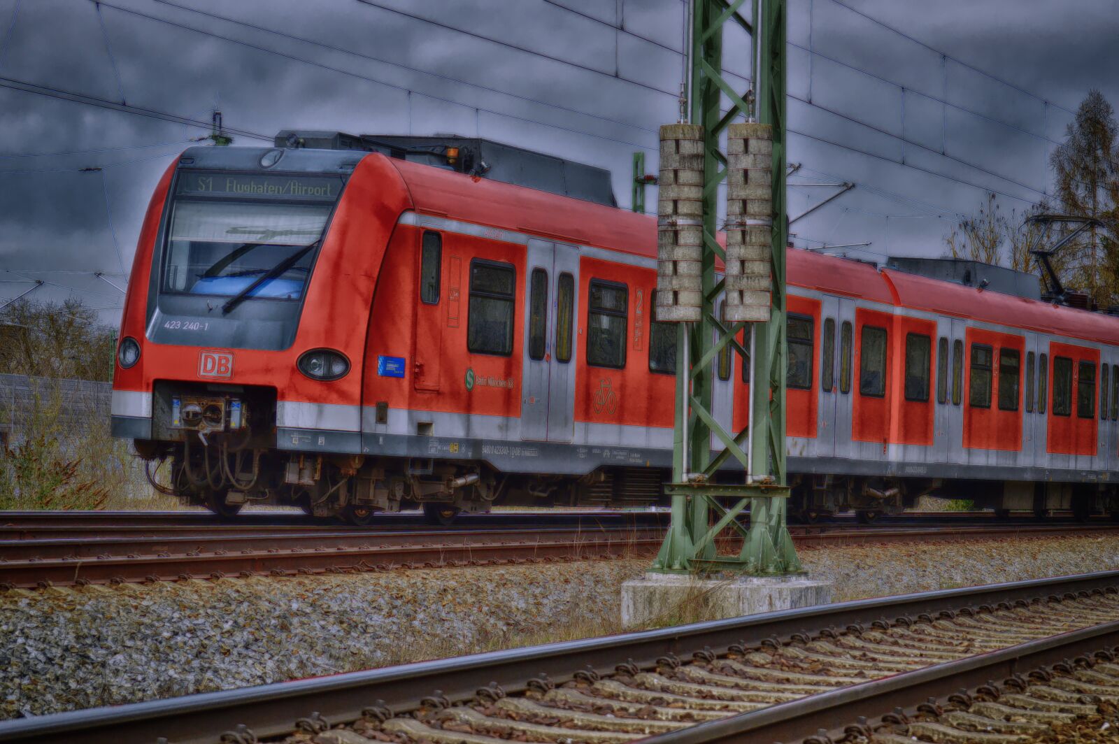 Nikon D3200 sample photo. S bahn, train, railway photography