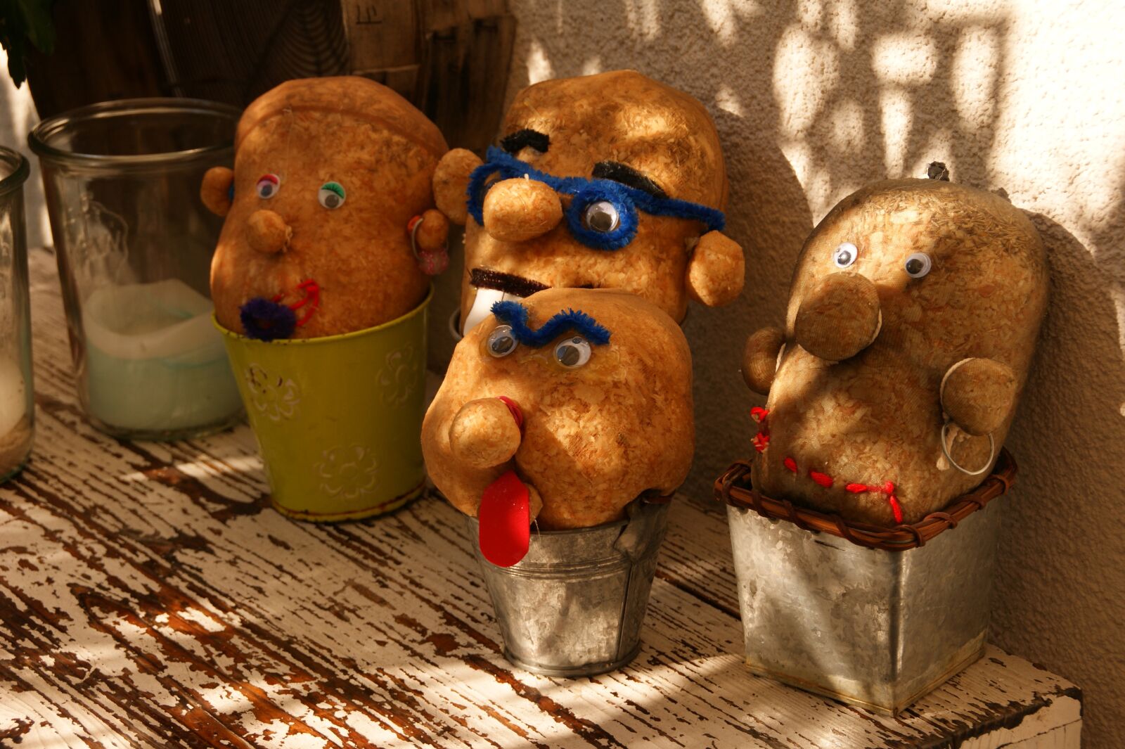 Sony Alpha DSLR-A350 sample photo. Funny, heads, grass head photography