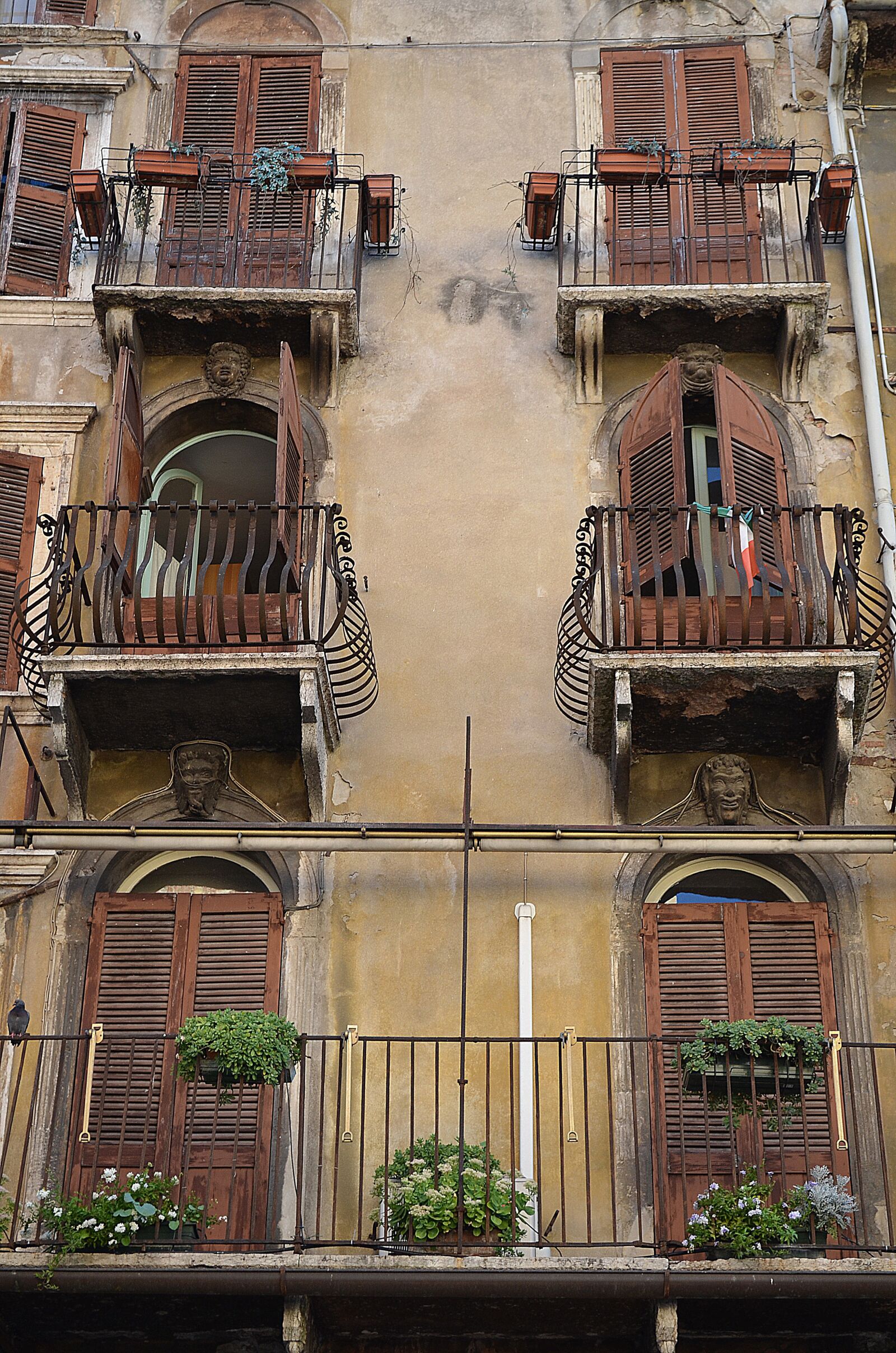 Nikon D5100 sample photo. Balconies, balcony, italy photography