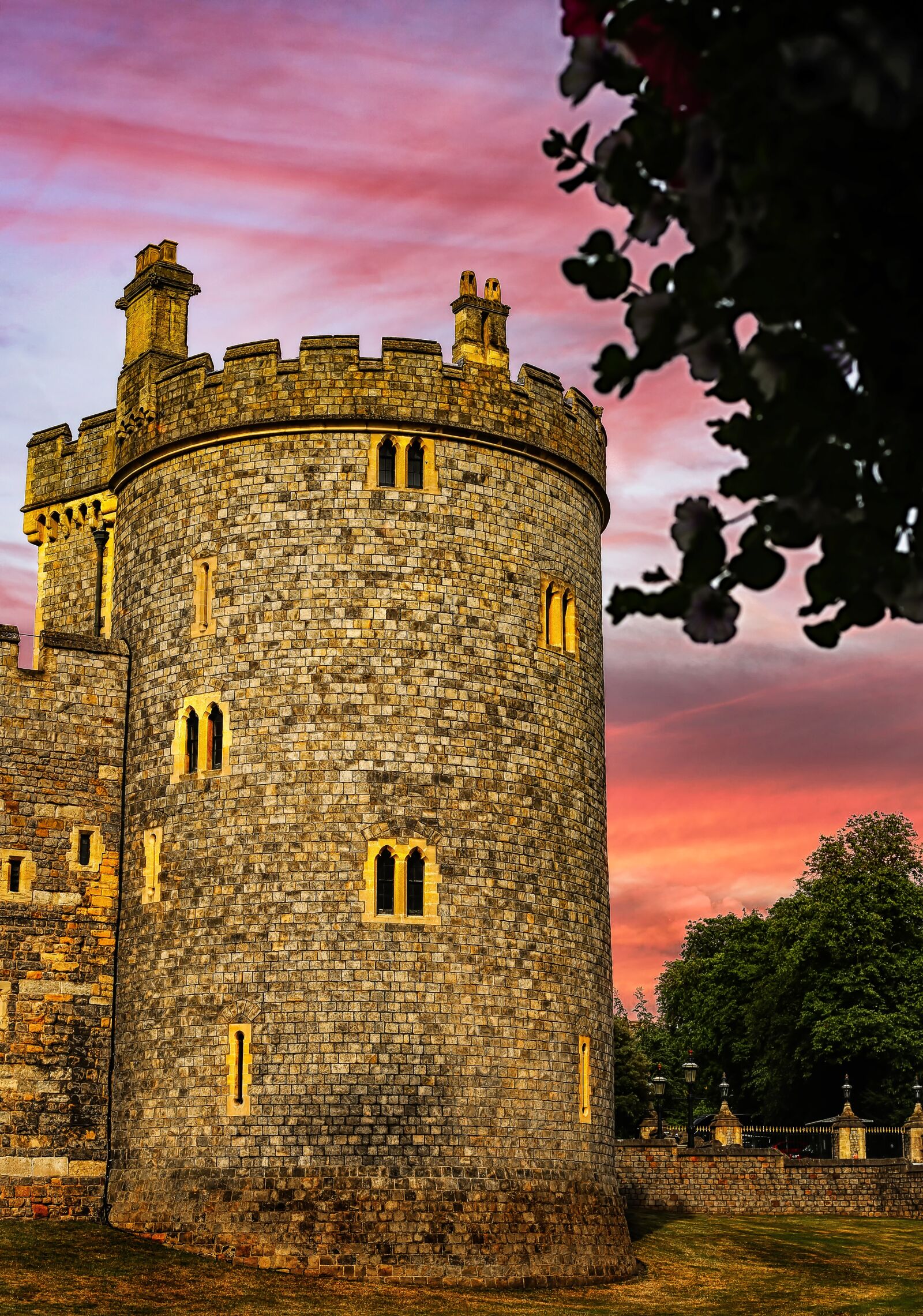 Canon EOS 6D sample photo. Windsor, castle, sunset photography