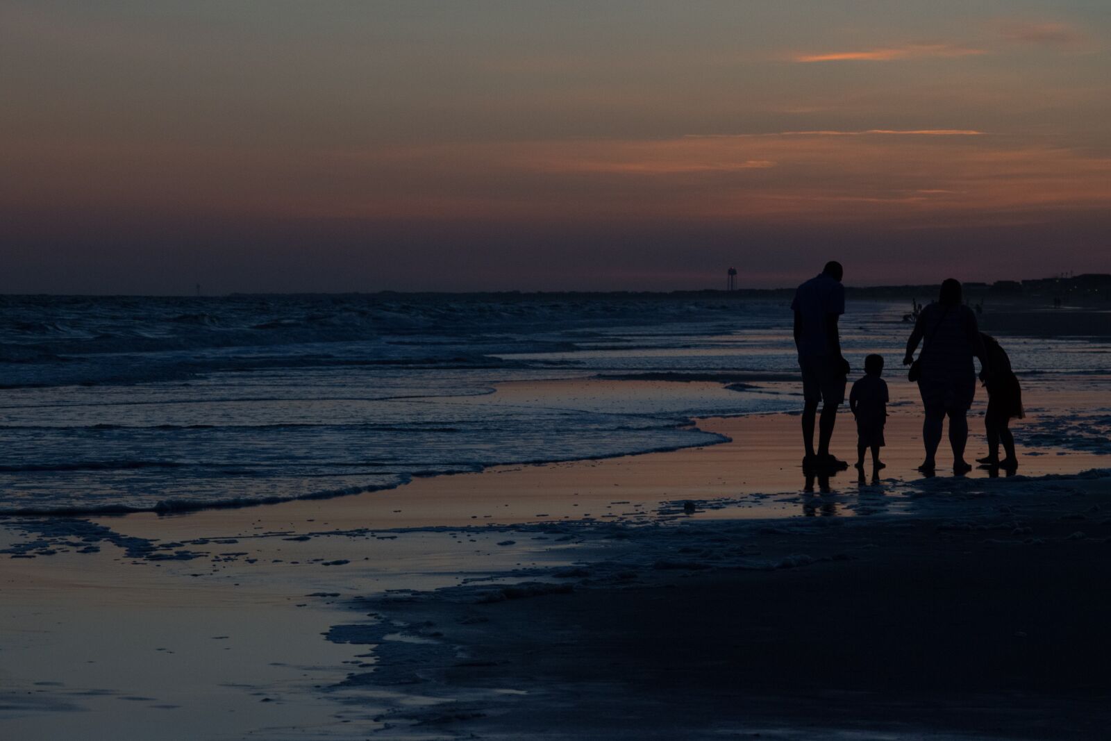 Nikon D3300 sample photo. Family, sunset, beach photography