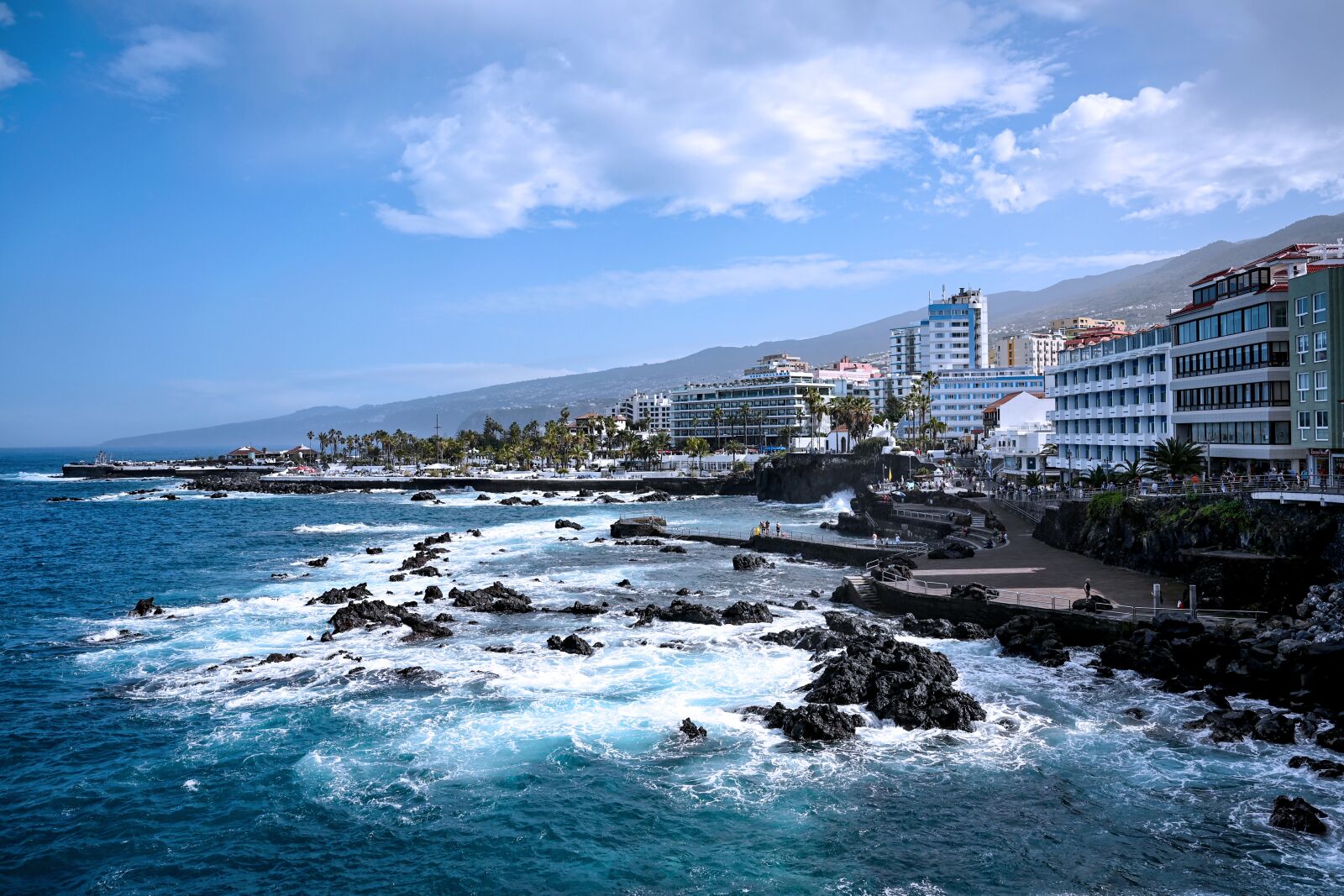 Nikon Nikkor Z 24-70mm F2.8 S sample photo. Puerto cruz, tenerife, bay photography