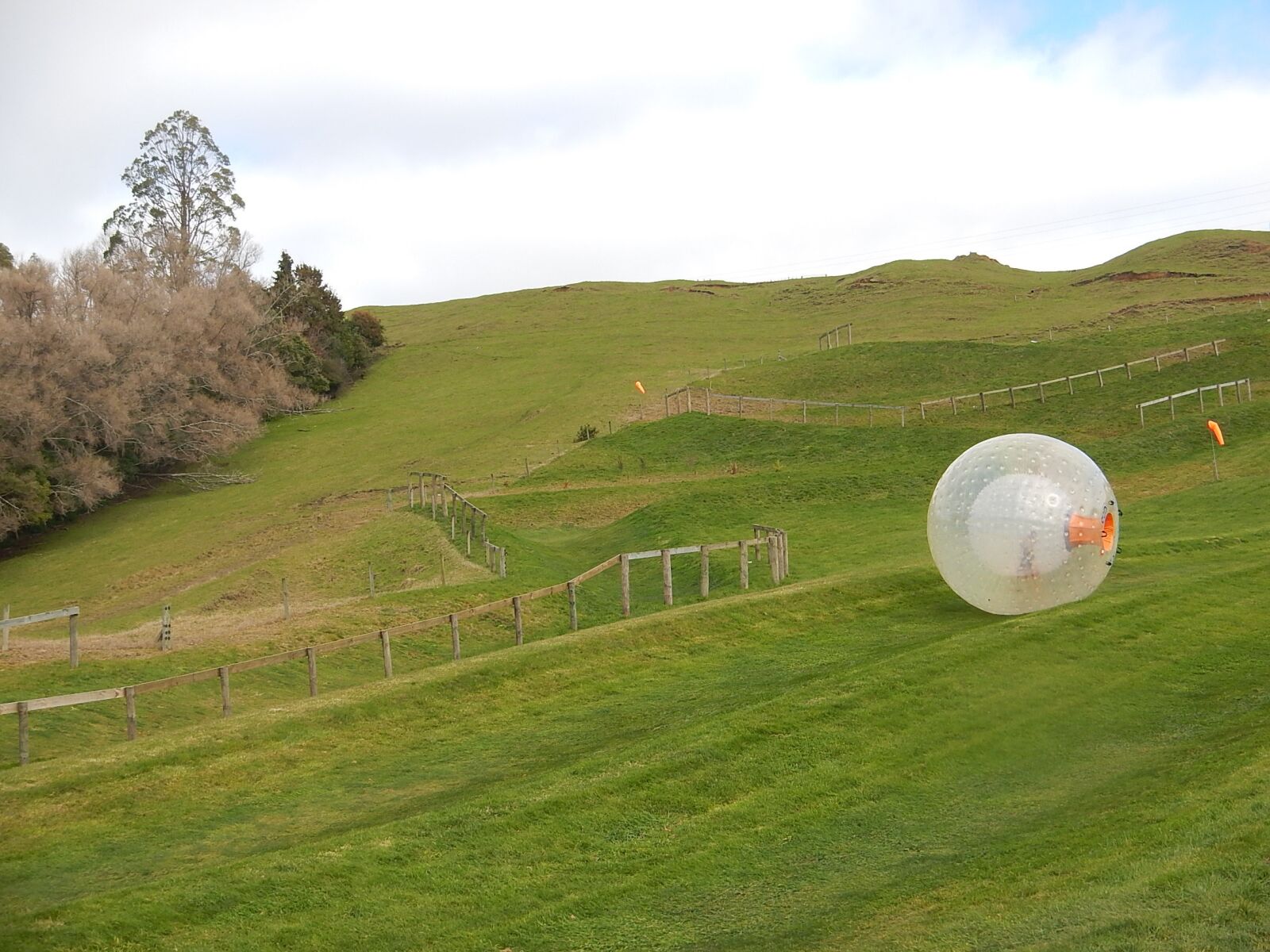 Nikon Coolpix AW110 sample photo. Zorb, zorbing, rolling downhill photography
