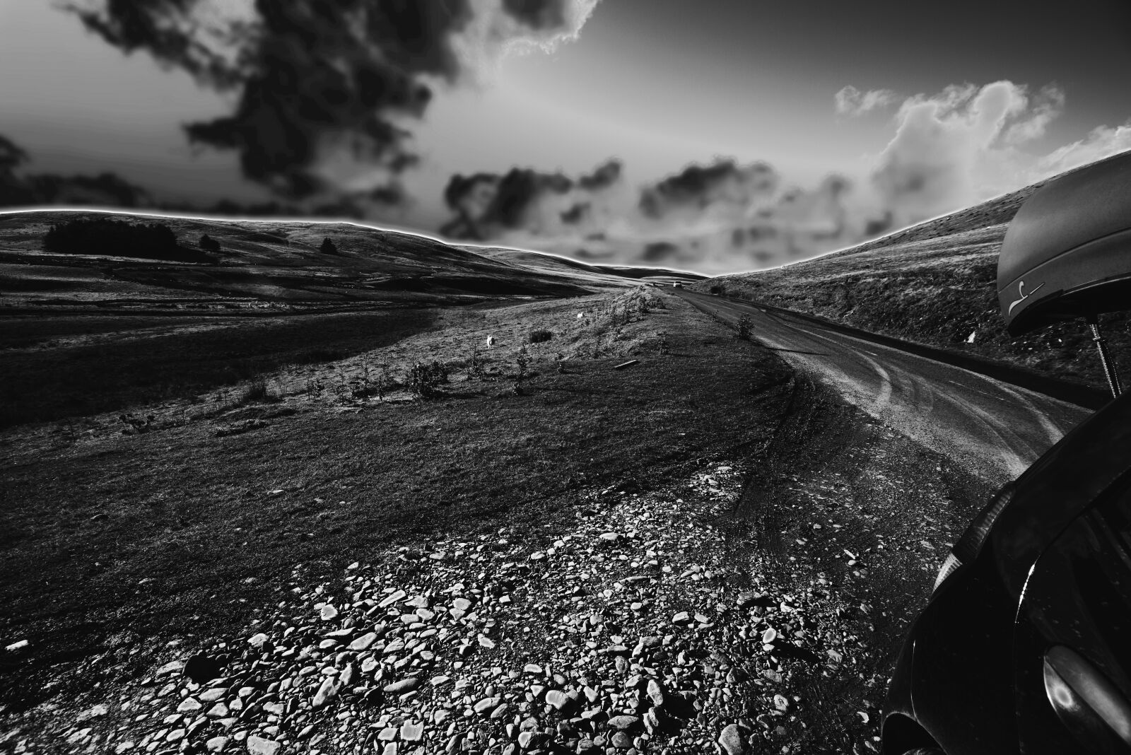 Nikon D800 sample photo. Elan valley, landscape, black photography