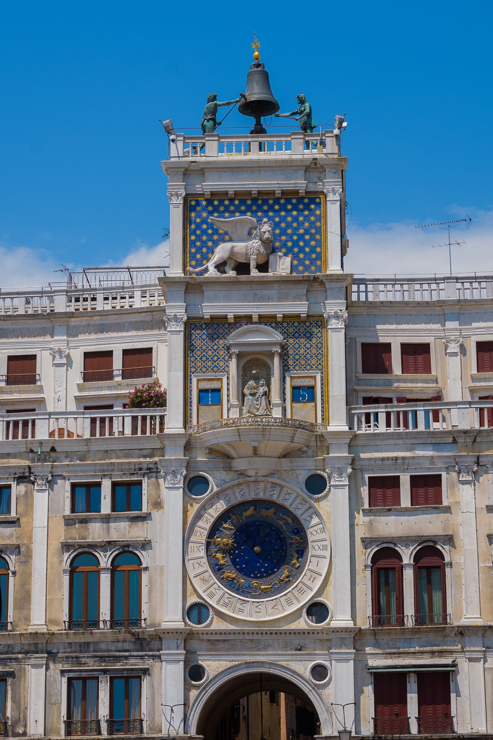 Nikon D750 sample photo. Venice, clock, house photography