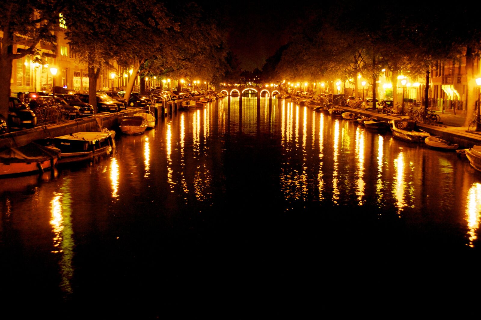 Nikon D5000 sample photo. Amsterdam, europe, night photography