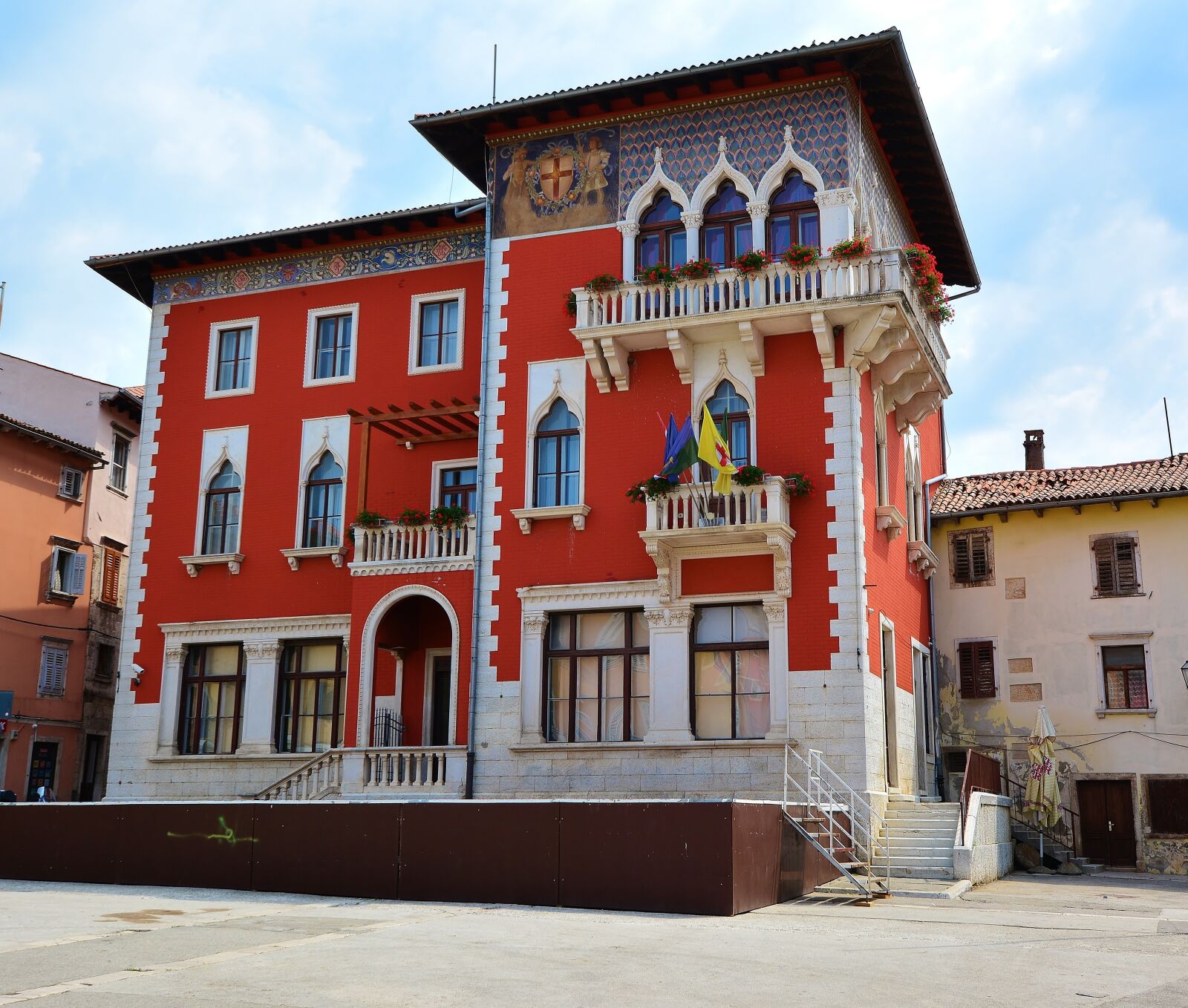 Nikon D5200 sample photo. Istria, town hall, vodnjan photography