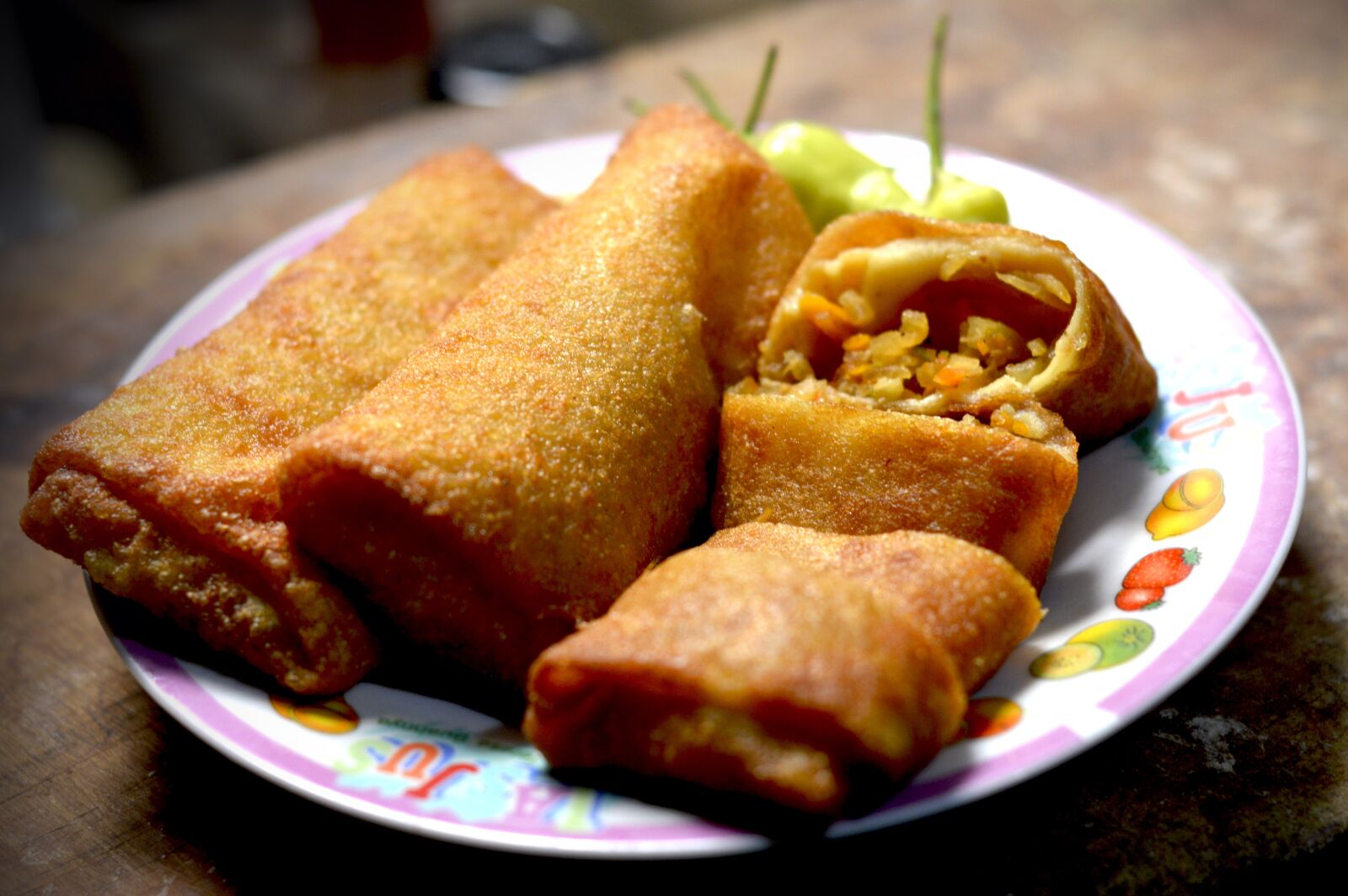 Nikon D3200 sample photo. Lumpia, delicious, food photography