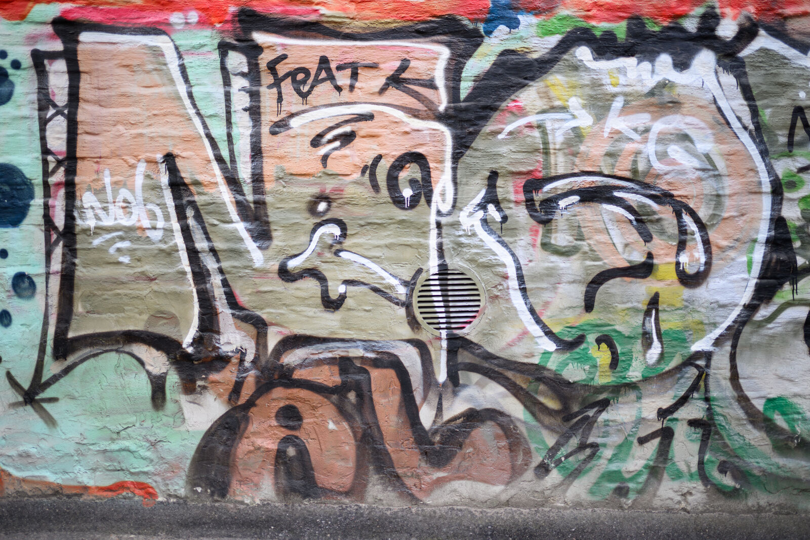 Nikon Nikkor Z 35mm F1.4 sample photo. Graffiti wall photography