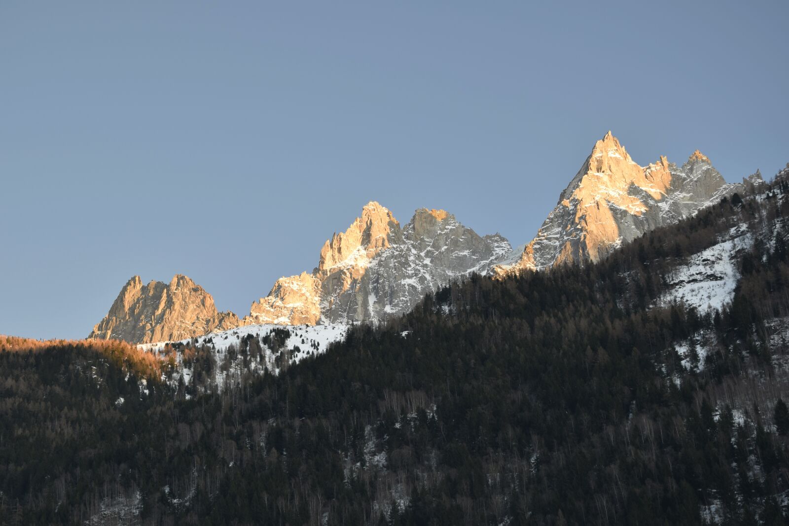 Nikon D3300 sample photo. Grandes jorasses, mountains, sky photography