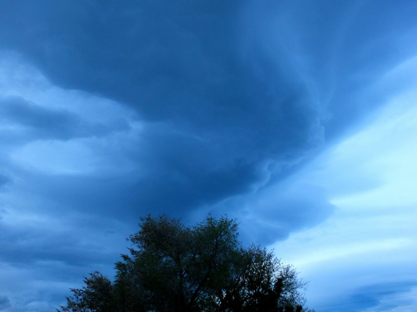 Fujifilm X-S1 sample photo. Clouds, tree, storm photography