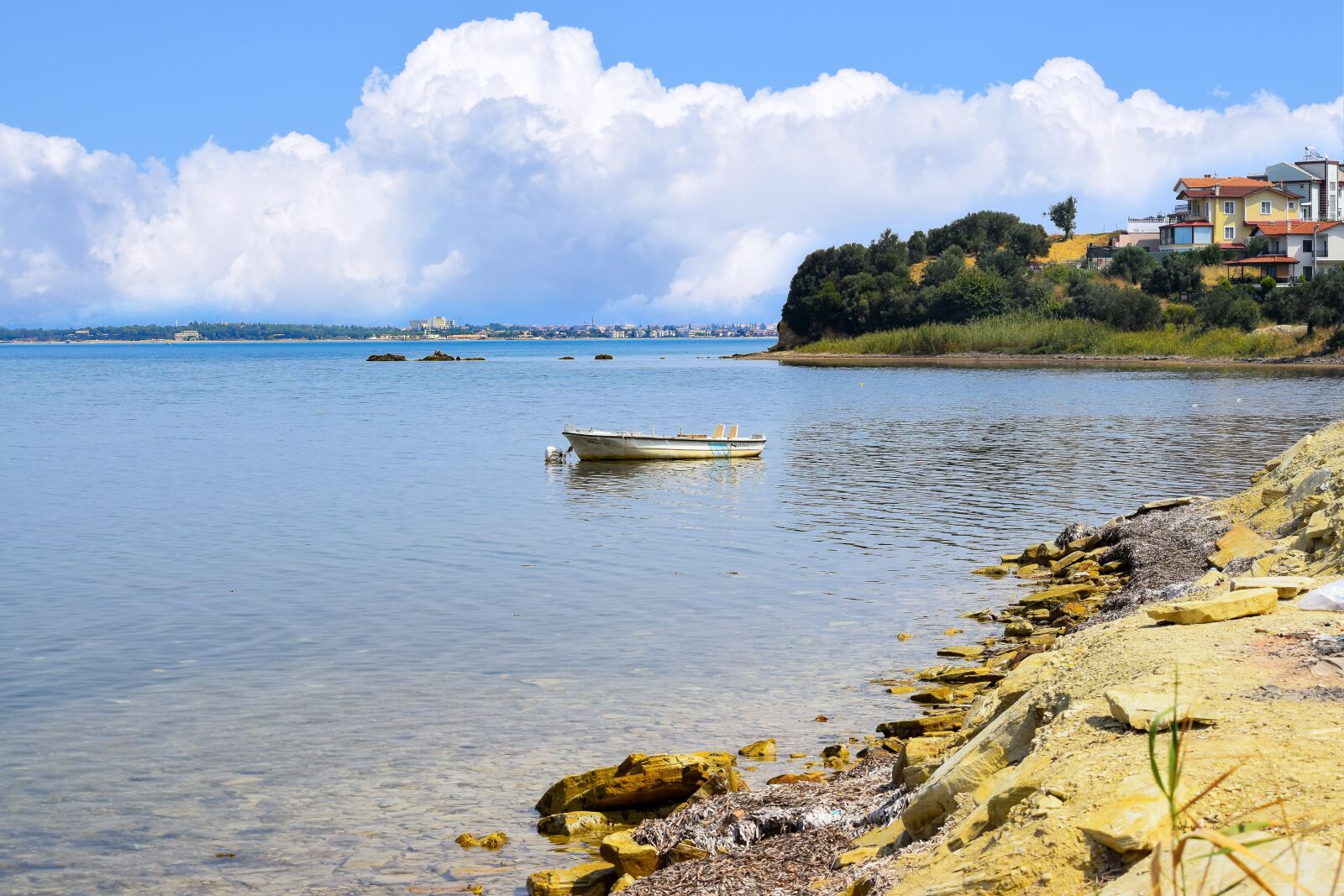 Nikon D5300 sample photo. Fishing boat, sea, water photography