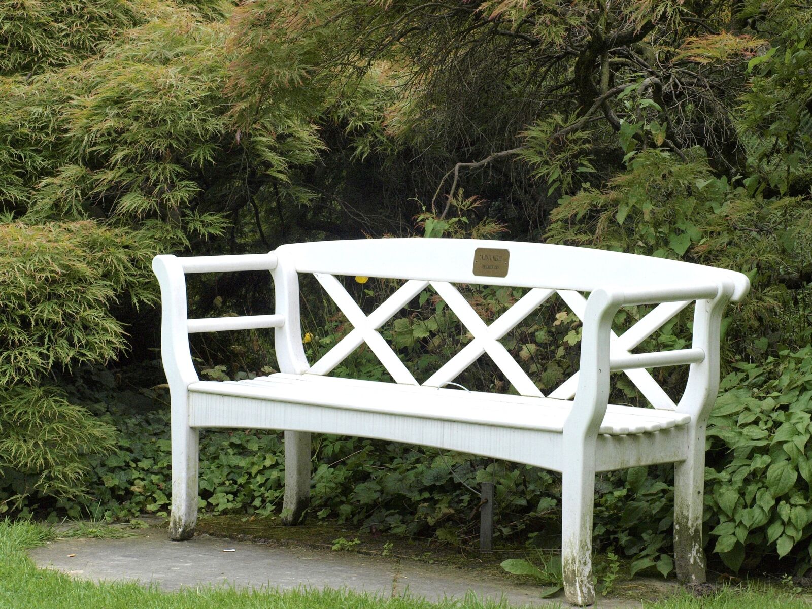 Olympus E-420 (EVOLT E-420) sample photo. Bank, rest, park bench photography