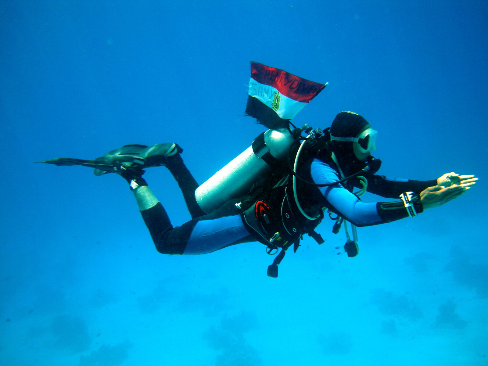 Sony Cyber-shot DSC-W300 sample photo. Diving, egypt, equipment, scuba photography