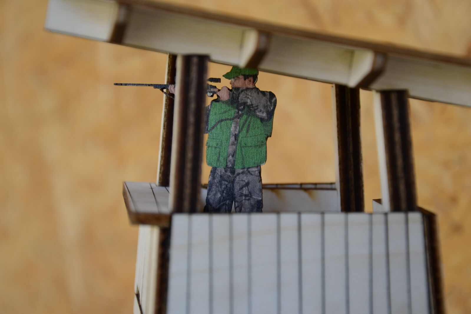 Nikon D3100 sample photo. Hunter, wood, wooden photography