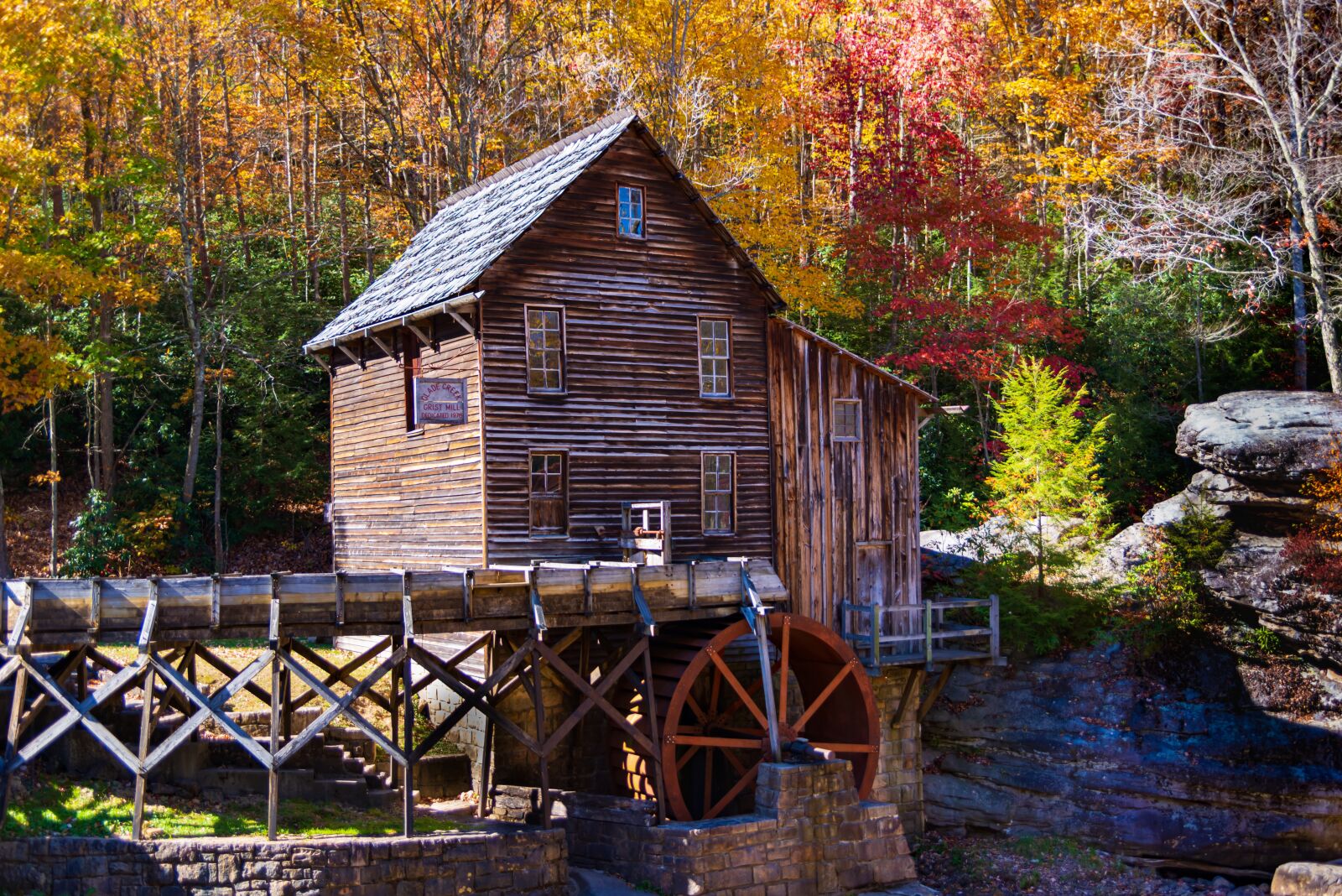 Nikon D800 sample photo. Grist mill, babcock wv photography