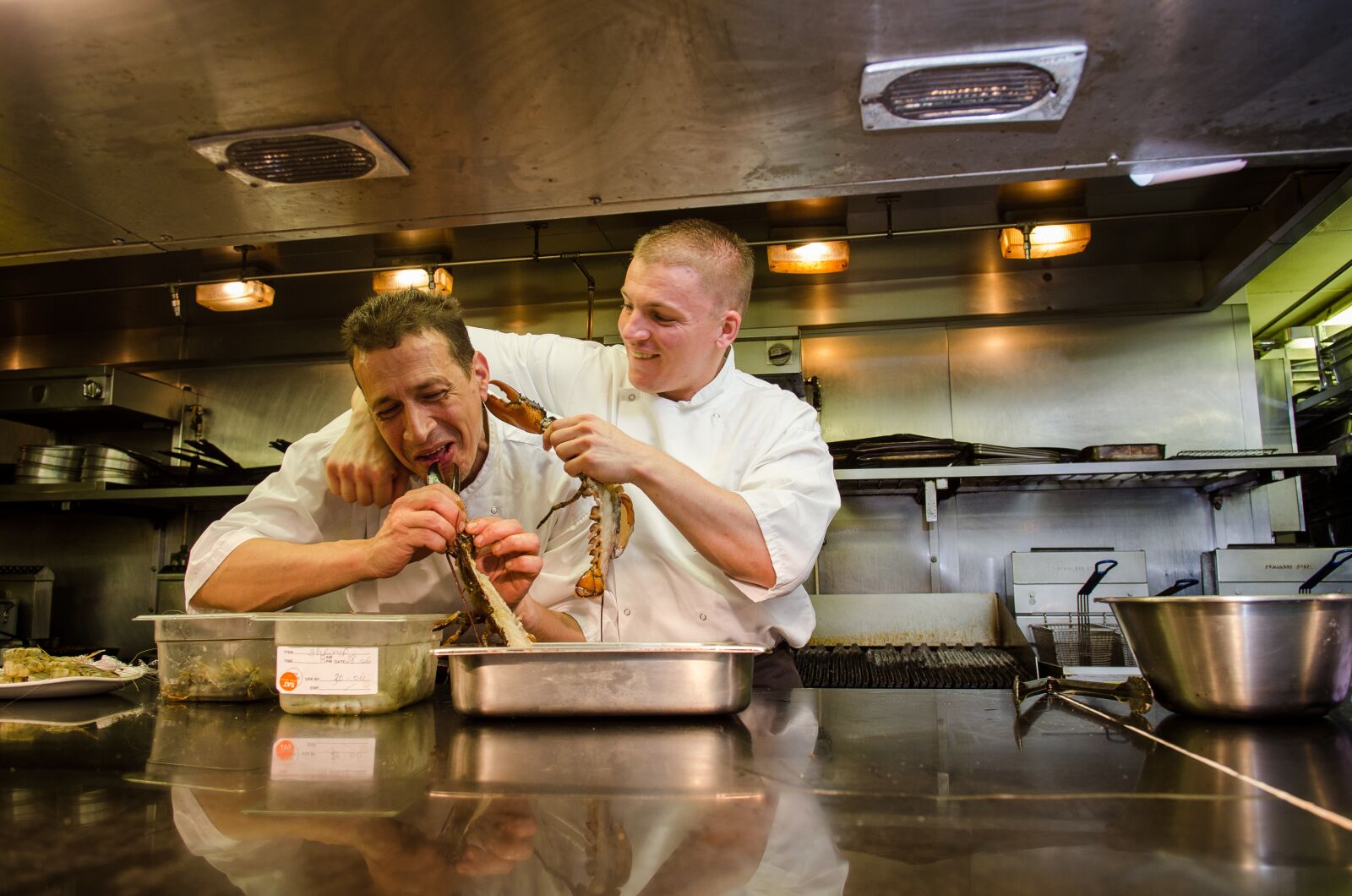 Nikon D7000 sample photo. Chef, kitchen, lobster photography