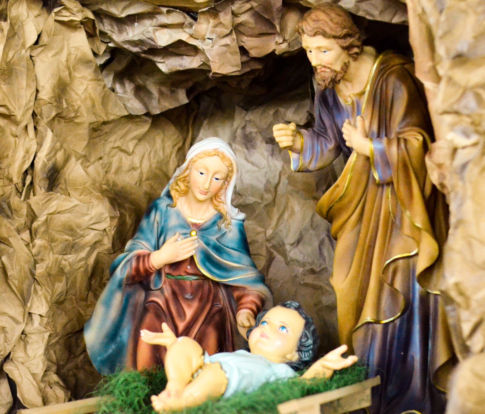 Nikon D5100 sample photo. Birth jesus, manger, the photography