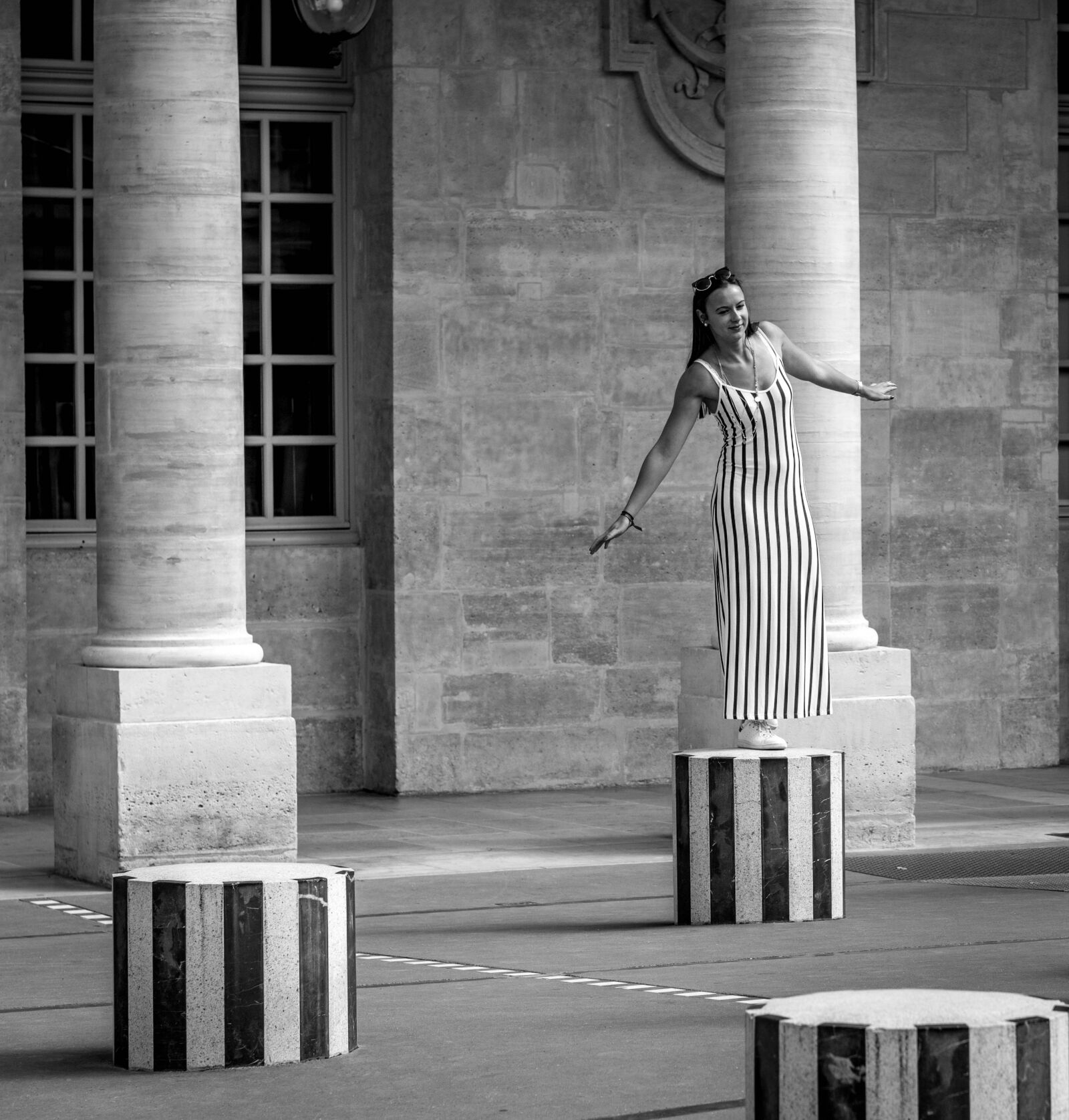 Nikon D600 sample photo. Columns, buren, paris photography