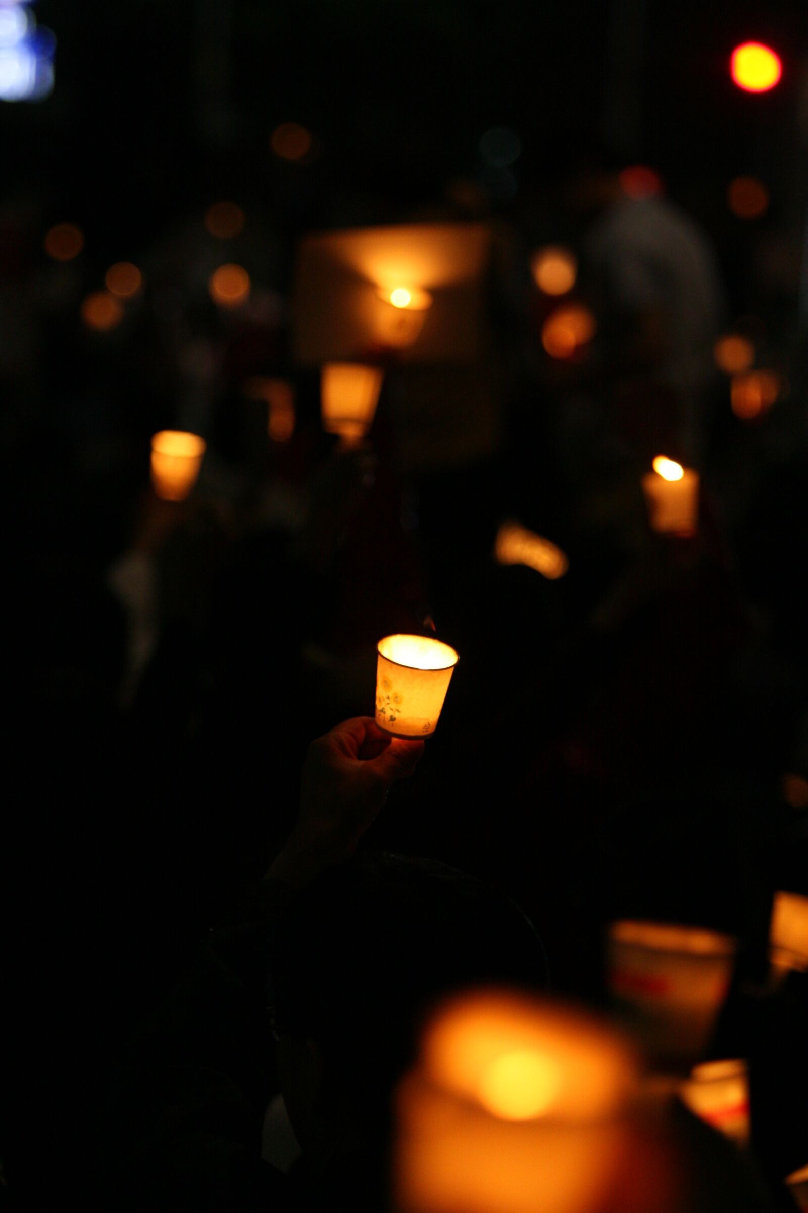 Canon EOS 30D sample photo. Candlelight, korea, cheonggye square photography