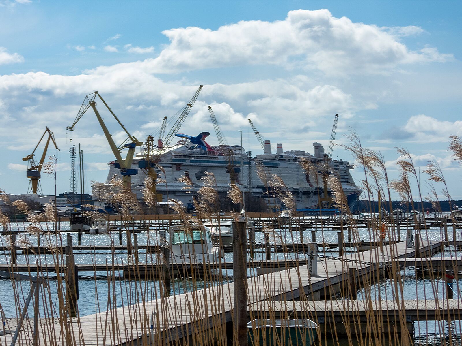 Nikon Coolpix P1000 sample photo. Landscape, pier, ship photography