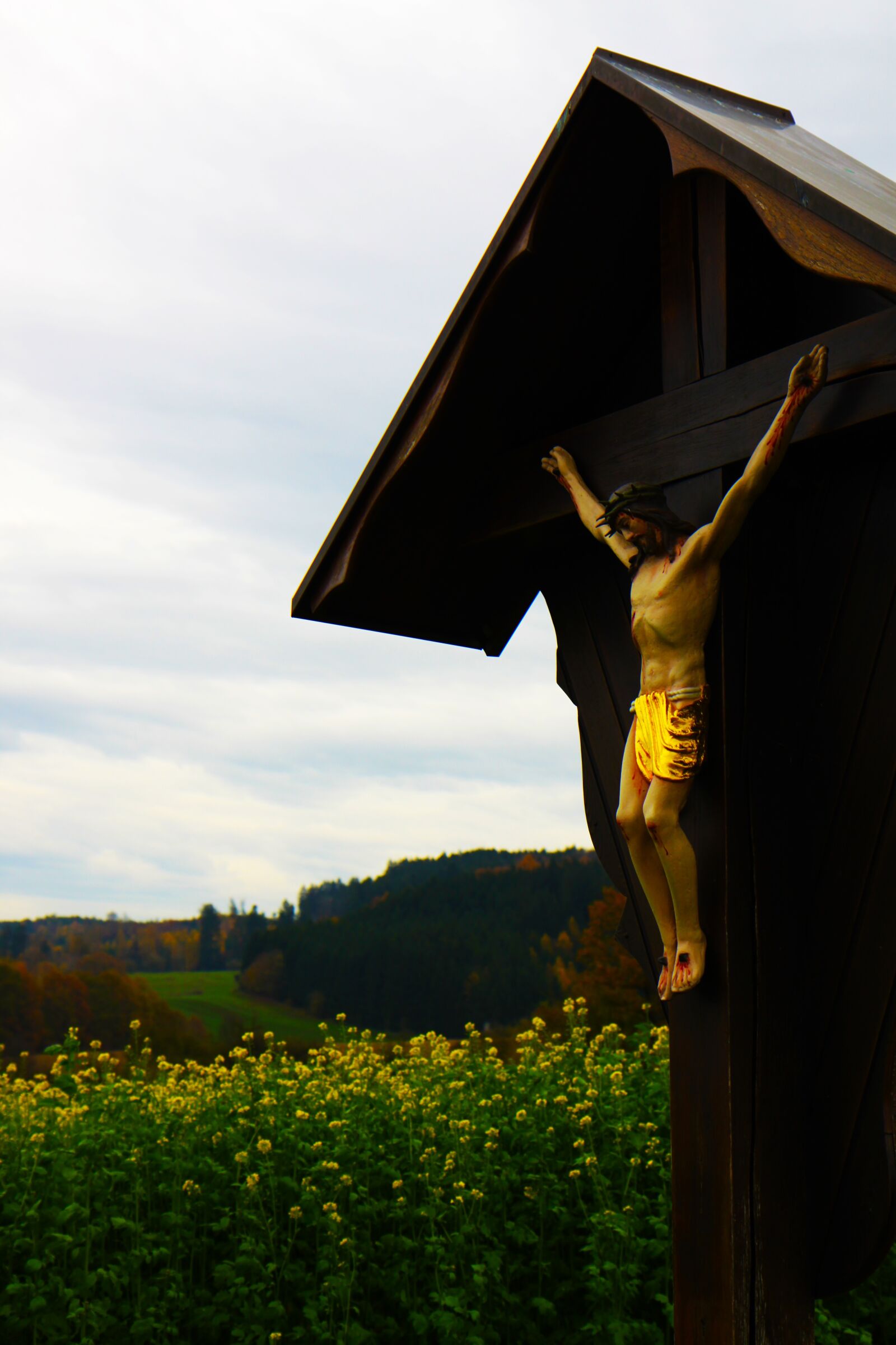 Canon EOS 50D sample photo. Field cross, bavaria, faith photography