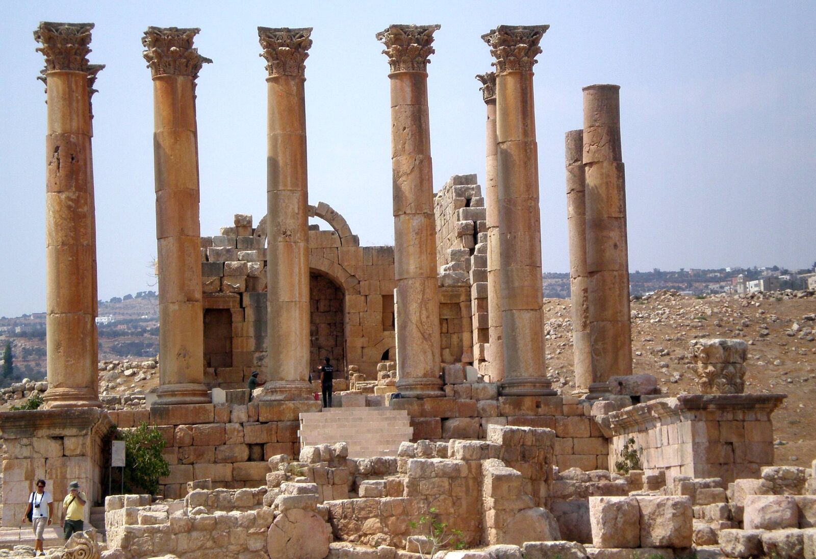 Olympus FE230/X790 sample photo. Jordan, gerasa, monuments photography