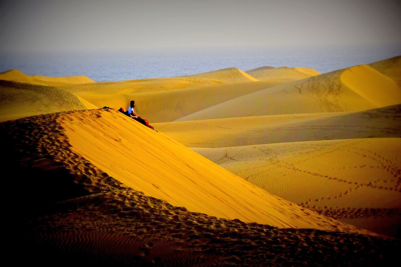 Sony Cyber-shot DSC-WX350 sample photo. Emotions, dunes, mood photography