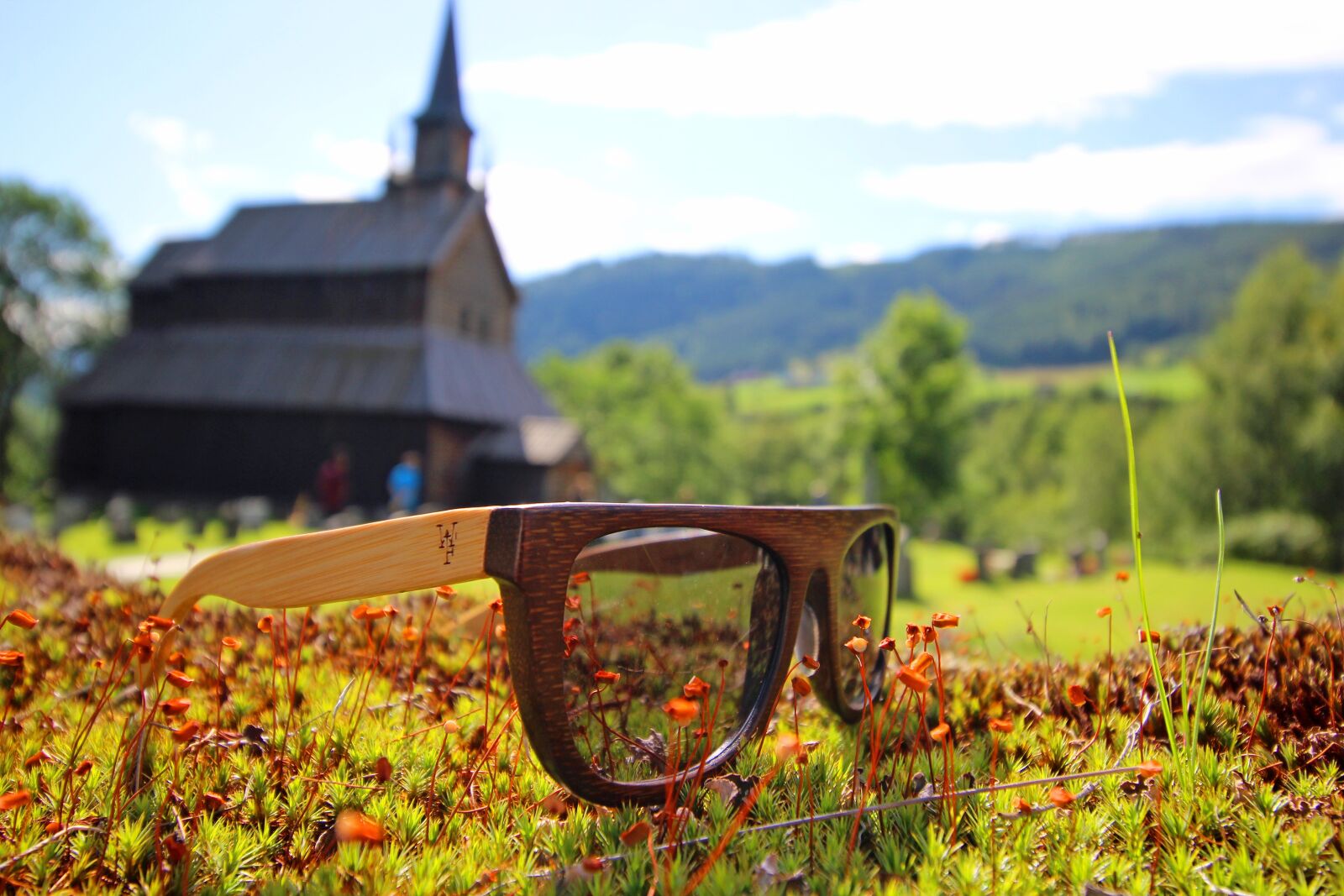 Canon EF-S 10-18mm F4.5–5.6 IS STM sample photo. Sunglasses, stave church, plant photography