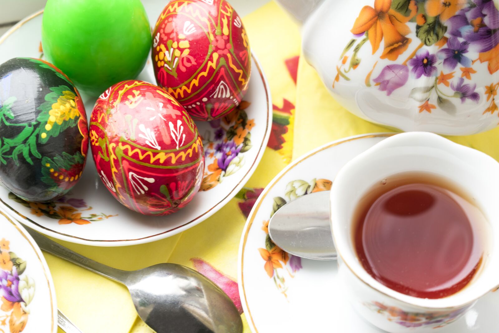 Nikon D3400 sample photo. Easter, paint eggs, easter photography