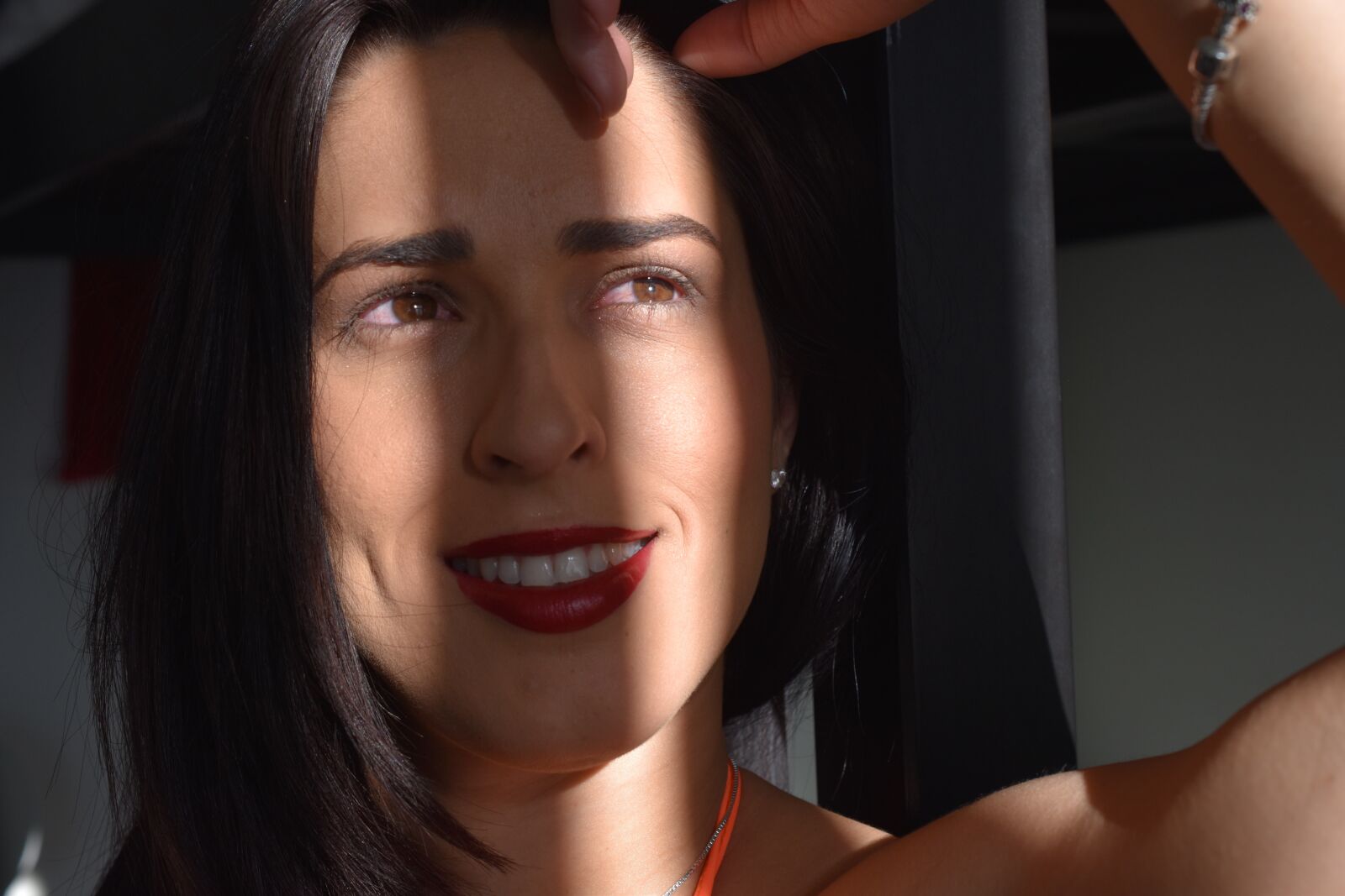 Nikon D5500 sample photo. Girl, sexy, smiling photography