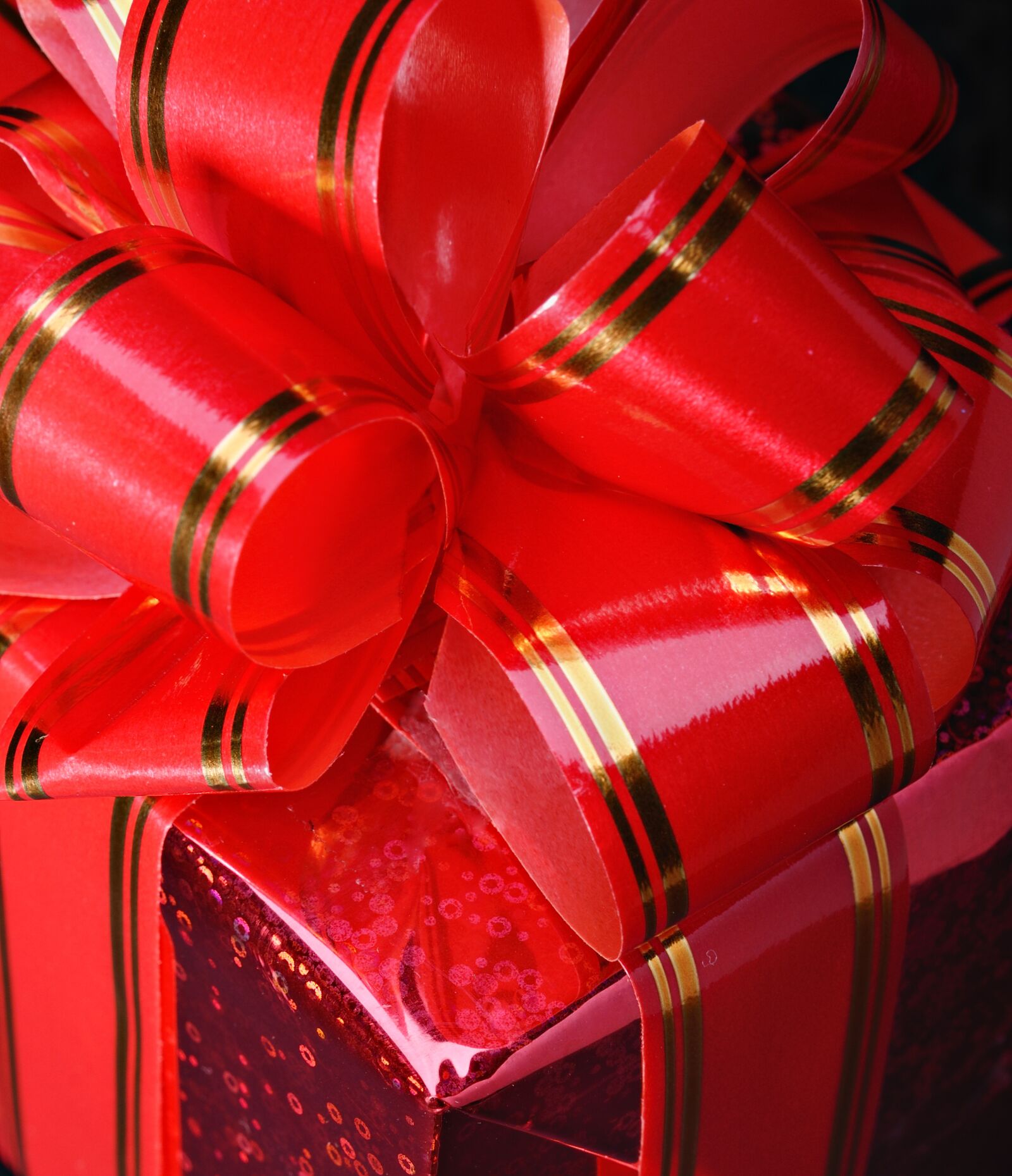Nikon D7000 sample photo. Gifts, box, red photography